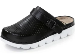 Hot Sommerliche Damen-Clogs, aus Leder Damen Clogs