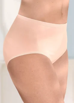 Speidel Viererpack Slips mit flachen Beinabschlüssen Damen Slips