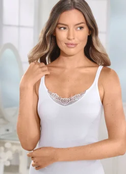 Online Speidel Zweierpack Hemden mit Stickereimotiv Damen Unterhemden