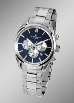Clearance Sportliche Herrenuhr aus massiv Edelstah Herren Quarzuhren