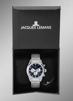 Clearance Sportliche Herrenuhr aus massiv Edelstah Herren Quarzuhren