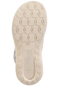 Sale Stegspangen-Sandale mit Kork-Besätzen Damen Sandalen