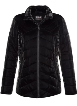 Damen Mona Winterjacken<Steppjacke in Metallic-Optik