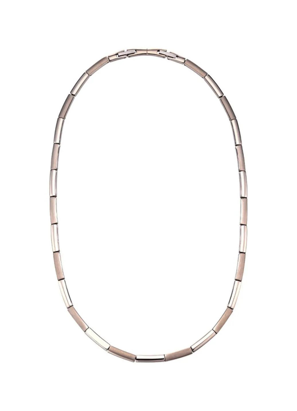 Outlet Stilvolle Halskette aus Titan mit Clipverschluss Damen Modeschmuck|Halsketten