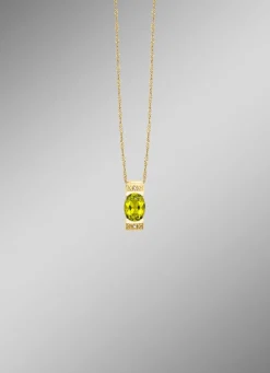 Best Strahlende Natürlichkeit – Anhänger mit Peridot und Diamanten Damen Anhänger