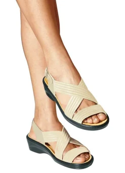 Discount Stretch-Bequem-Sandalette Damen Sneaker & Sportschuhe