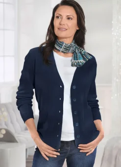 Clearance Strickjacke aus Schurwolle (Merino) Damen Strickjacken|Basics