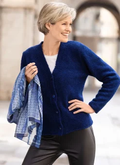 Best Strickjacke in flauschiger Boucléqualität Damen Strickjacken|Basics
