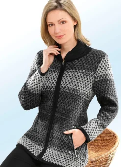 Clearance Strickjacke in Garnmix Damen Strickjacken