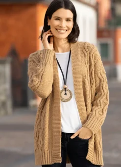Online Strickjacke in Grobstrick Damen Strickjacken|Basics