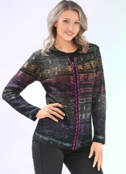 New Strickjacke in Jacquard-Dessin Damen Strickjacken