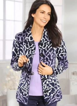 Damen Mona Strickjacken<Strickjacke in Jacquard-Dessin