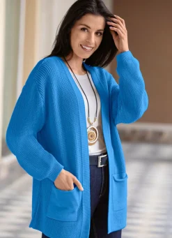 Discount Strickjacke in Perlfang Damen Strickjacken|Basics