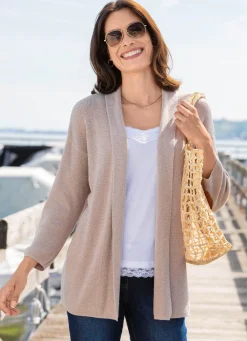 Outlet Strickjacke in sehr weicher Qualität Damen Strickjacken|Basics