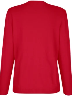New Strickjacke mit rundem Halsausschnitt Damen Strickjacken|Basics