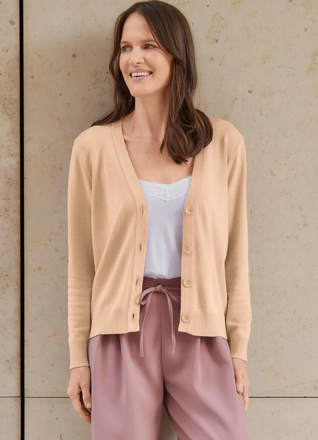 Discount Strickjacke mit supersoftem Griff Damen Strickjacken|Basics