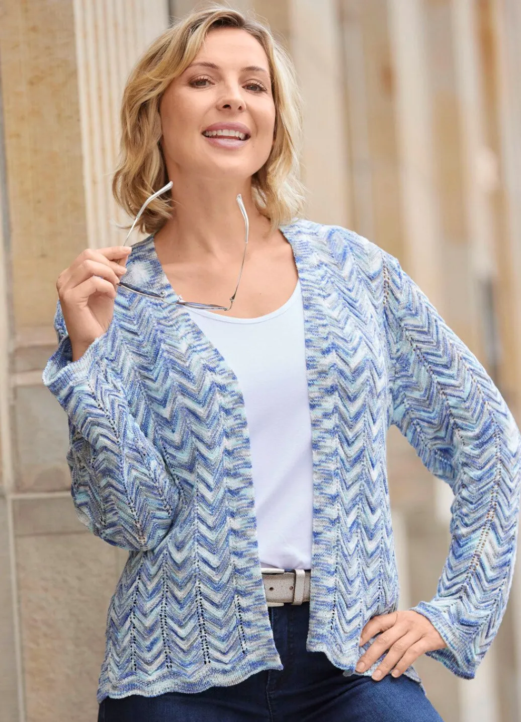 Best Strickjacke mit tollem Farbverlauf Damen Strickjacken
