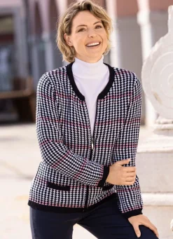 Clearance Strickjacke mit zartem Farbverlauf Damen Strickjacken