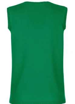 Clearance Stricktop mit breiten Trägern Damen Tops|Basics