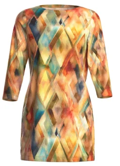 Damen Mona Tuniken|Pullover<Strick-Tunika in Feinstrick