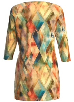 Damen Mona Tuniken|Pullover<Strick-Tunika in Feinstrick