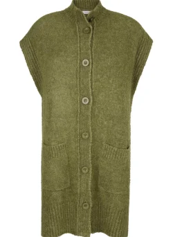 Clearance Strickweste aus Bouclé-Melangegarn Damen Strickwesten|Basics