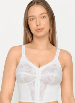 Hot Susa BH in langer Form, mit Vorderverschluss Damen Vorderverschluss-Bh|Bh Ohne Bügel