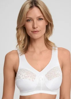 New Susa Zweierpack BH mit Unterbruststütze Damen Bh Ohne Bügel|Bh Mit Spitze