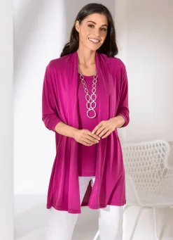Online 2-teiliges Set bestehend aus Shirtjacke und Trägershirt Damen Sets