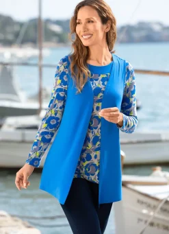Sale 2-teiliges Set in verschlussloser Form Damen Sets