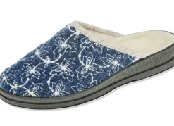 Clearance Textil-Pantoffel mit schöner Stickerei Damen Hausschuhe