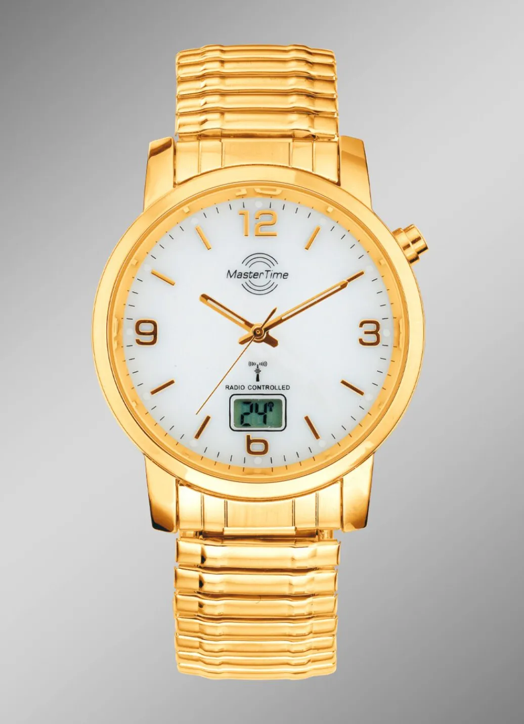 Clearance Tolle Funk-Herrenuhr der Marke Master Time Herren Funkuhren