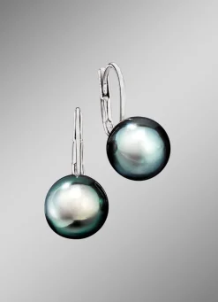 Hot Tolle Ohrringe mit Tahiti-Zuchtperlen Damen Ohrschmuck
