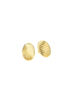 Best Tolle Ohrstecker mit Rillendesign Damen Ohrschmuck