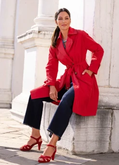 Damen Mona Übergangsjacken<Trenchcoat mit Gürtel