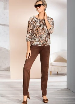 Damen Mona Schlupfhosen<Trendige, samtweiche Hose
