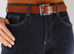 Clearance Trendiger Damen-Gürtel aus Leder, 3,5 cm breit Gürtel