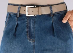 Trendiger Damen-Gürtel aus Leder, 3,5 cm breit Gürtel
