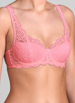 Hot Triumph Amourette Bügel-BH mit Elastikspitze Damen Bh Mit Spitze|Bh Mit Bügel