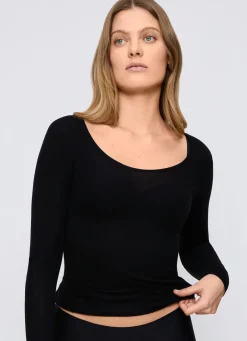 Hot Triumph Langarm-Shirt Damen Unterhemden