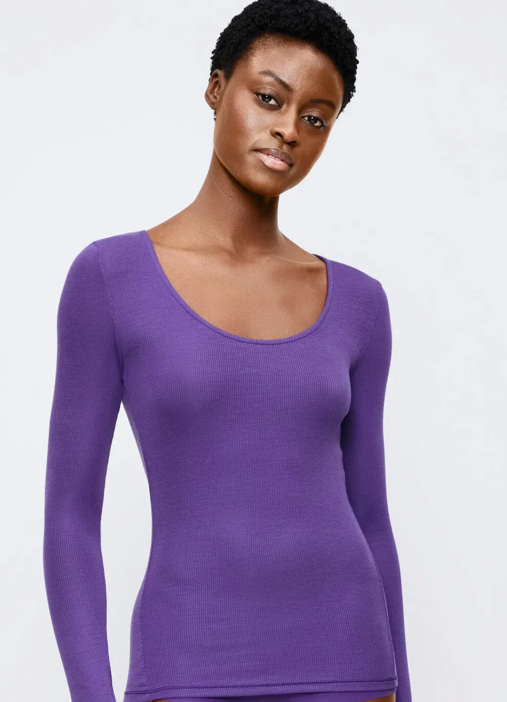 New Triumph Langarm-Shirt Damen Unterhemden