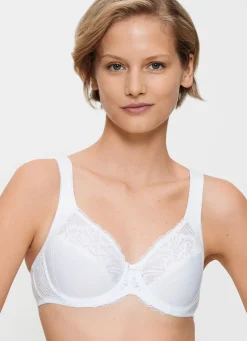 Best Triumph Modern Lace+Cotton Bügel-BH mit Elastikspitze Damen Bh Mit Spitze|Bh Mit Bügel
