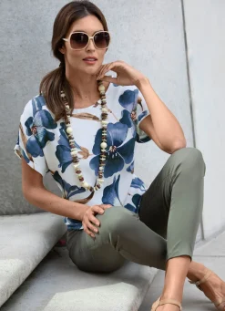Damen Mona Tuniken<Tunika in Leinen-Optik