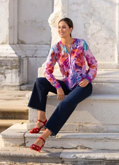 Damen Mona Tuniken<Tunika mit schöner Bordüre