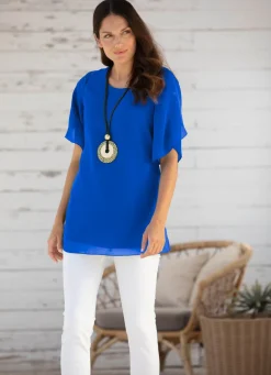 Damen Mona Tuniken|Basics<Unifarbene Tunika