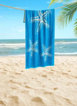 Damen Mona Strandkleider<Velours-Strandlaken aus 100% Baumwolle