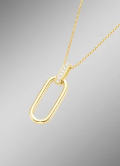 Clearance Vergoldeter Anhänger mit Kette Damen Anhänger