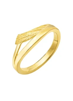 Vergoldeter Damenring aus Silber Damen Ringe