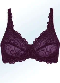 Hot Viania Bügel-BH mit Stickereispitze Damen Bh Mit Spitze|Bh Mit Bügel