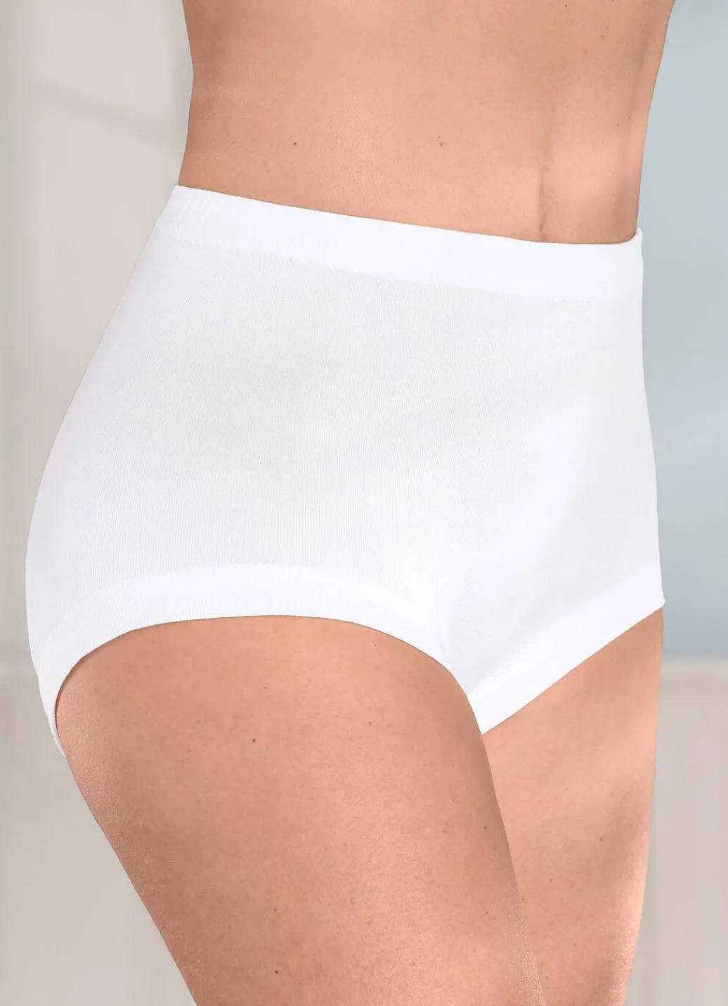 Viania Fünferpack Slips mit Gummizug Damen Slips